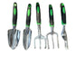 9 Piece Ergonomic Aluminum Garden Tool Set with Carrying Bag
