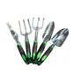9 Piece Ergonomic Aluminum Garden Tool Set with Carrying Bag