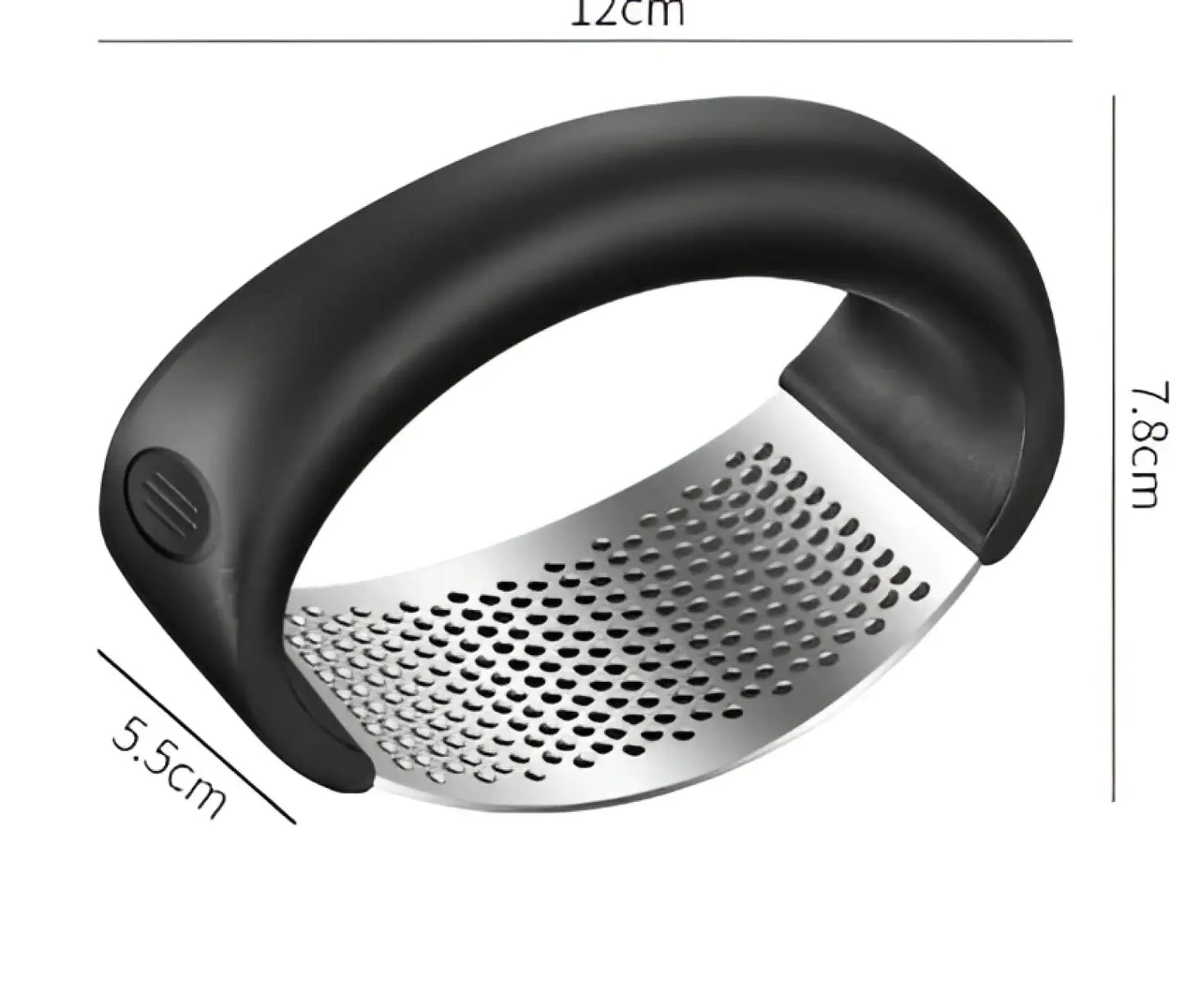 Garlic Press Stainless Steel Ergonomic Manual Mincer Tool