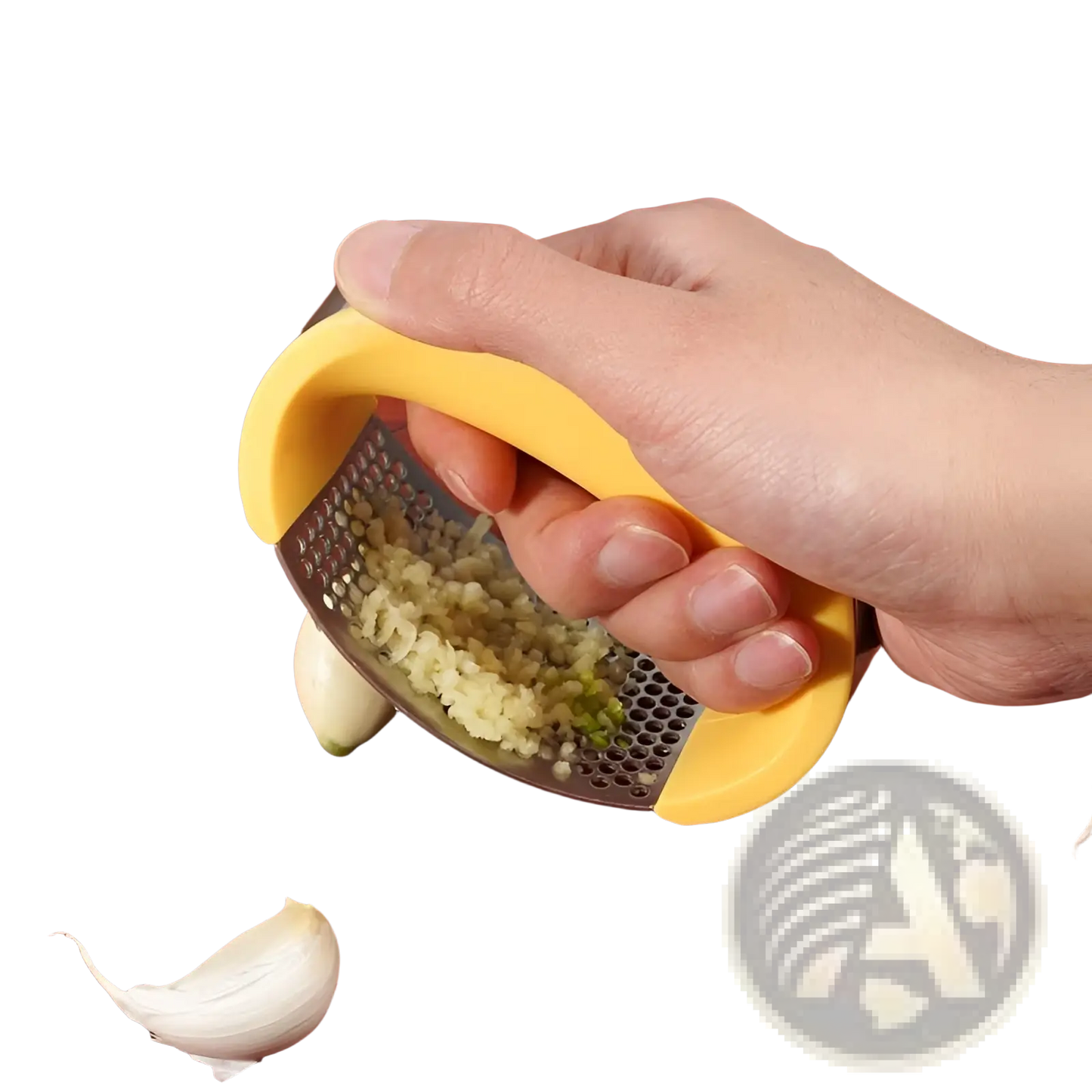 Garlic Press Stainless Steel Ergonomic Manual Mincer Tool