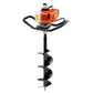63cc Gas Post Hole Digger with 8 Drill Bits and Extension Rod