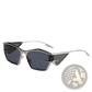 Geometric Shield Uv400 Fashion Sunglasses