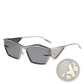 Geometric Shield Uv400 Fashion Sunglasses