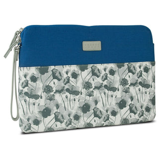 Greene + Gray Zippered Tablet/Laptop Sleeve Case for Microsoft Surface Pro 3 - Blue Floral
