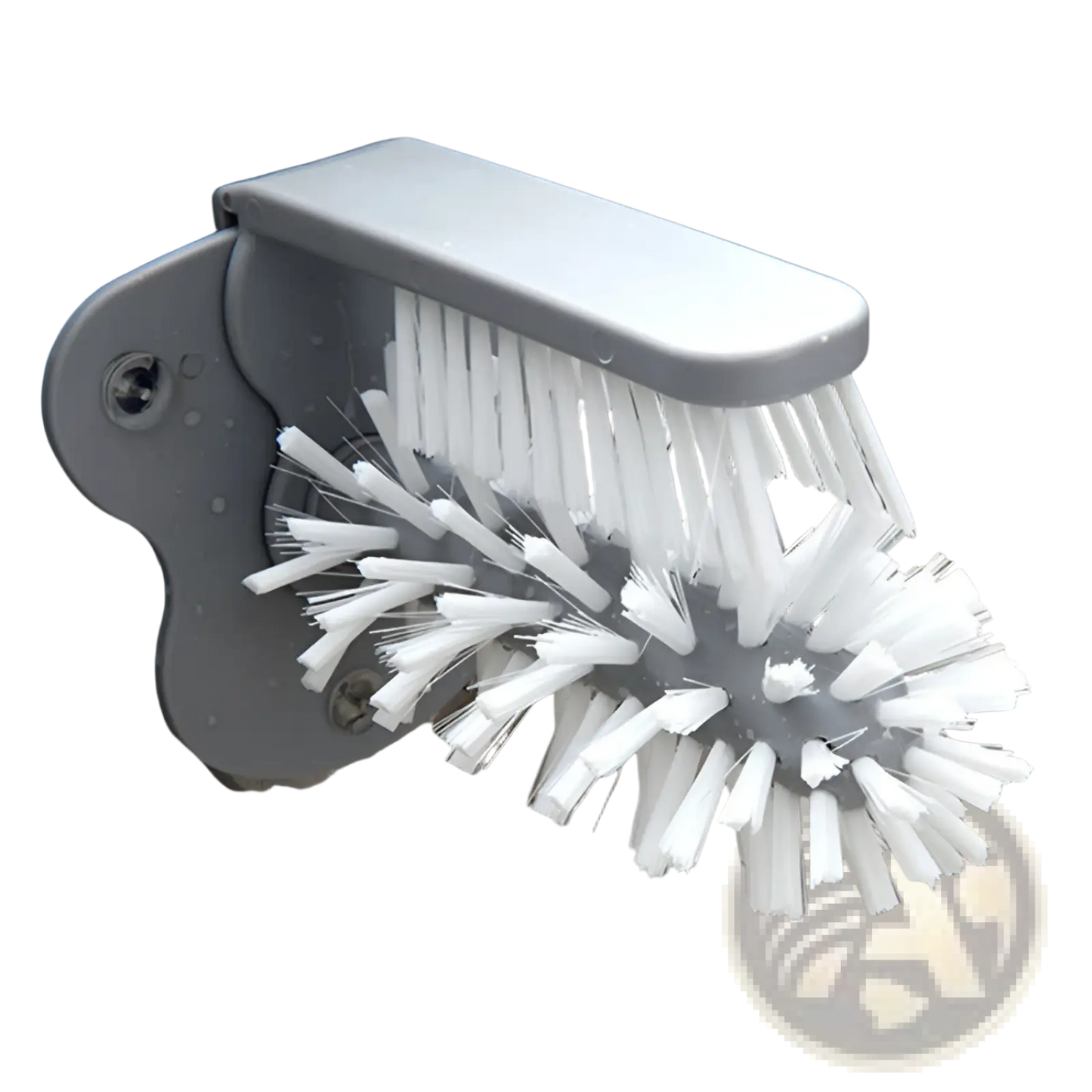 Glass Cleaning Brush with Suction Cup Sink Scrubber