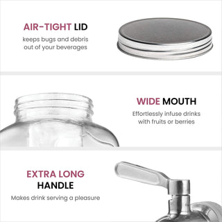 Glass Drink Dispenser