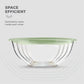 Glass Mixing Bowls with Lids - 8 Piece Set