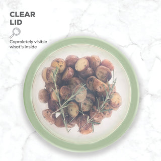 Glass Mixing Bowls with Lids - 8 Piece Set