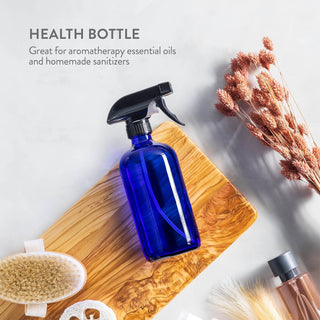 Glass Spray Bottles - 16 Oz 2 Pack