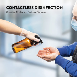 Glass Spray Bottles - 16 Oz 2 Pack