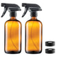 Glass Spray Bottles - 16 Oz 2 Pack