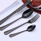 Luxury Gold-plated Stainless Steel Steak Cutlery Set