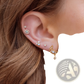 Gold Star and Moon Butterfly Earring and Cuff Set