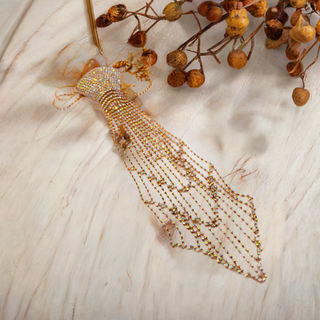 Dapper Adorned Tie Necklace – Luxury Statement Necklace