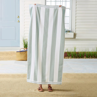 4 Pack Striped Cabana Beach Towel - Edgartown Collection