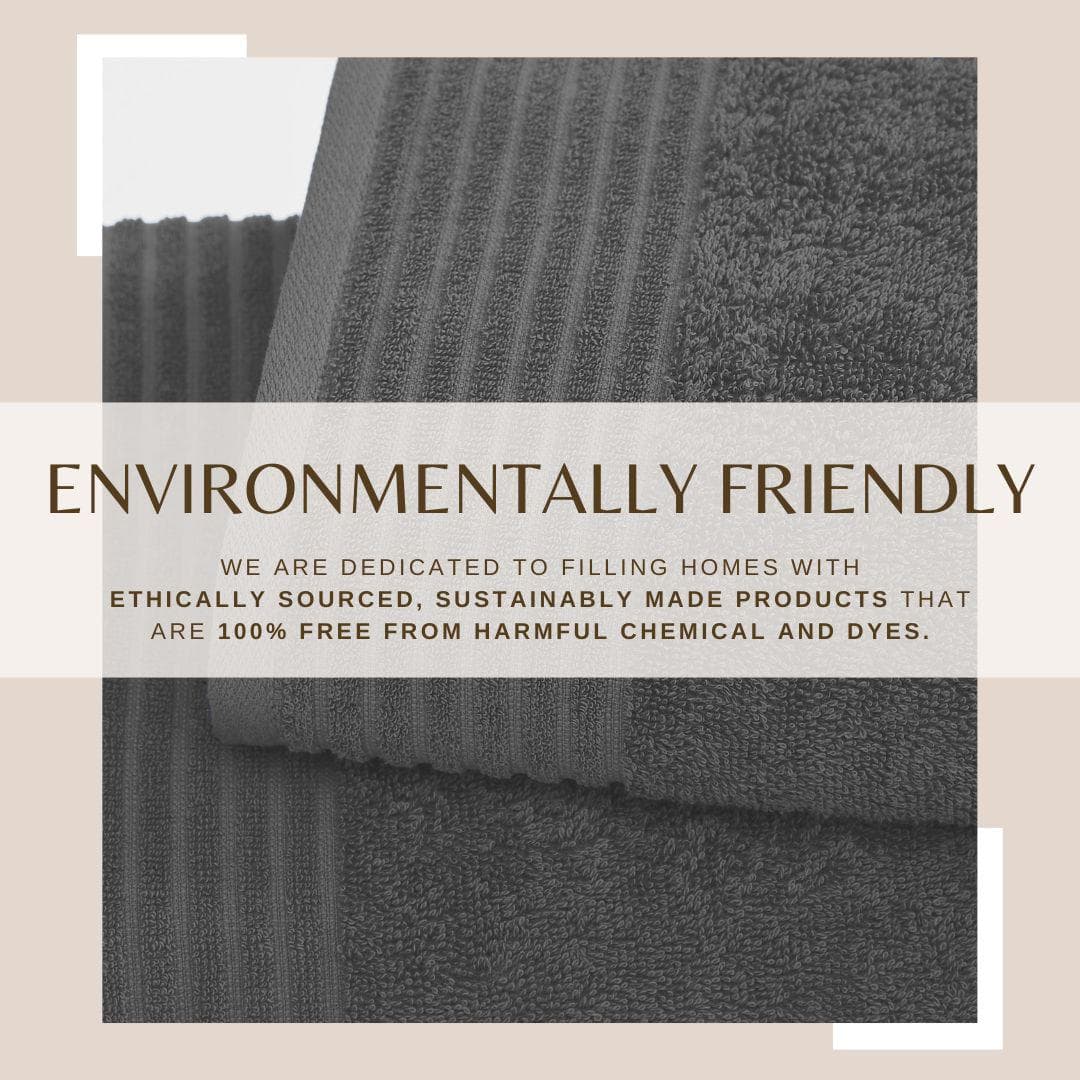 4 Pack Cotton Bath Towels - Kasper Collection