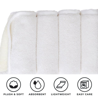 4 Pack Two-Toned Hand Towel - Vanessa Collection
