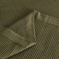 100% Cotton Small Waffle Weave Blanket - Hazel Collection