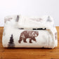 Sherpa Throw Blanket - Hudson Collection