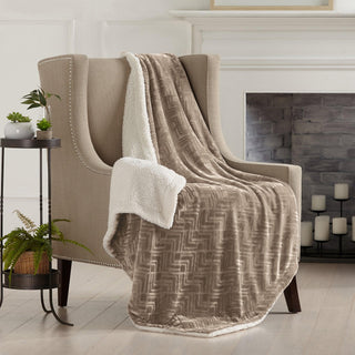 Velvet Plush Sherpa Luxury Bed Blanket - Cielo Collection