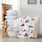 Velvet Plush Sherpa Luxury Bed Blanket - Cielo Collection