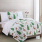 3-Piece Holiday Quilt - Holly Collection