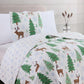 3-Piece Holiday Quilt - Holly Collection