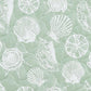 Green Seashell Quilt - Emerald Bay