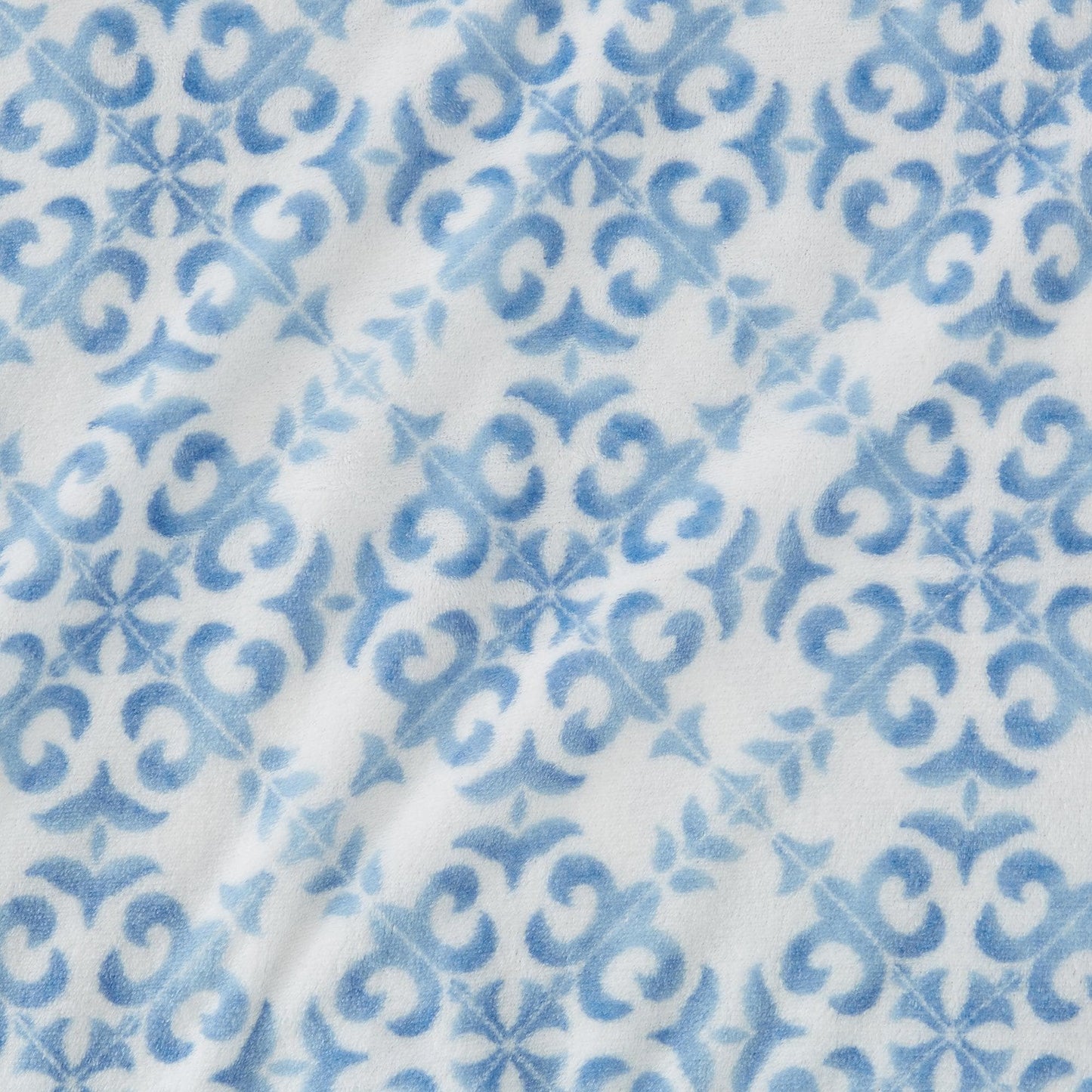 4-Piece Printed Plush Sheet - Velvet Luxe Lattice Collection