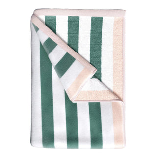 Oversized Striped Border Cabana Beach Towel - Santa Cruz