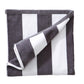 Cotton Velour Cabana Stripe Beach Towel - Novia Collection