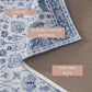 Floral Machine Washable Accent Area Rug & Runner 2 Pack - Matra Collection