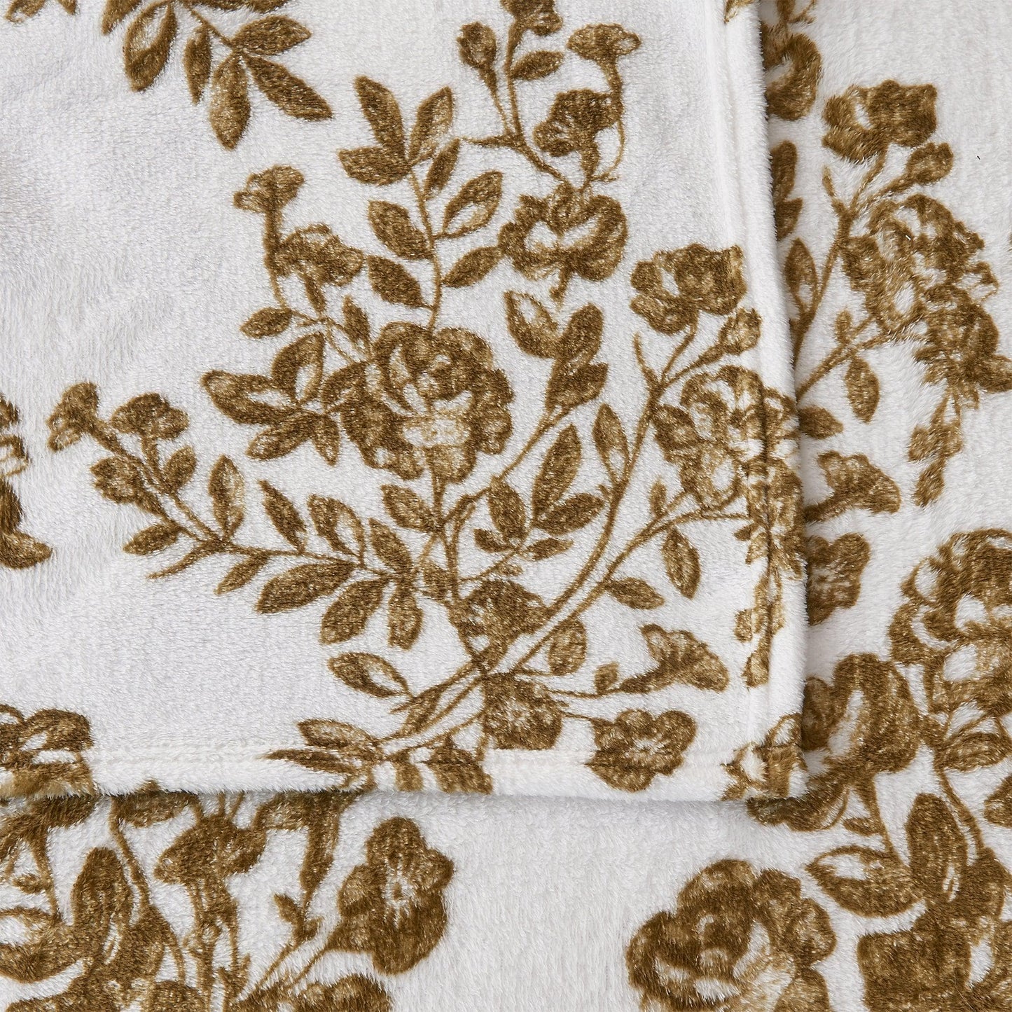 4-Piece Printed Plush Sheet - Velvet Luxe Lattice Collection