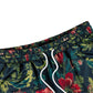 Common Hype Floral Mesh Short Deep Green