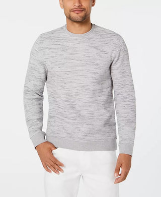 Alfani Men's Heathered Sweatshirt Gray Size Small