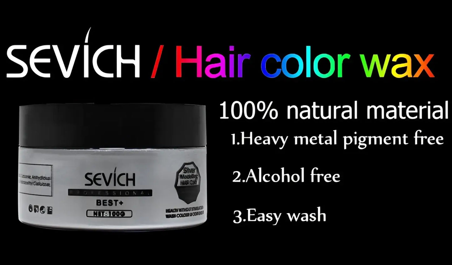 Hair Coloring Wax Disposable Instant Dye Mud 100g