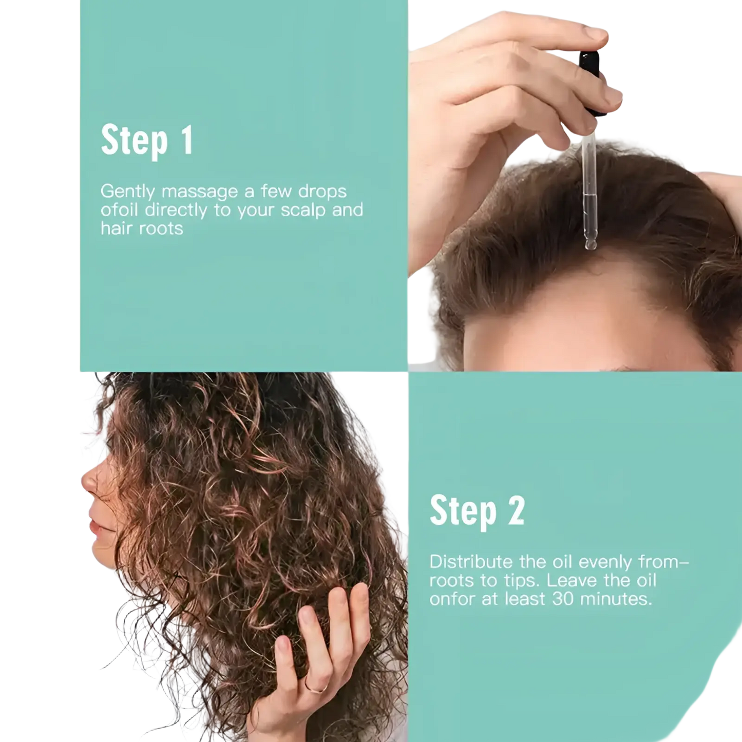 Hair Growth Oil Vegan Natural Essential Treatment