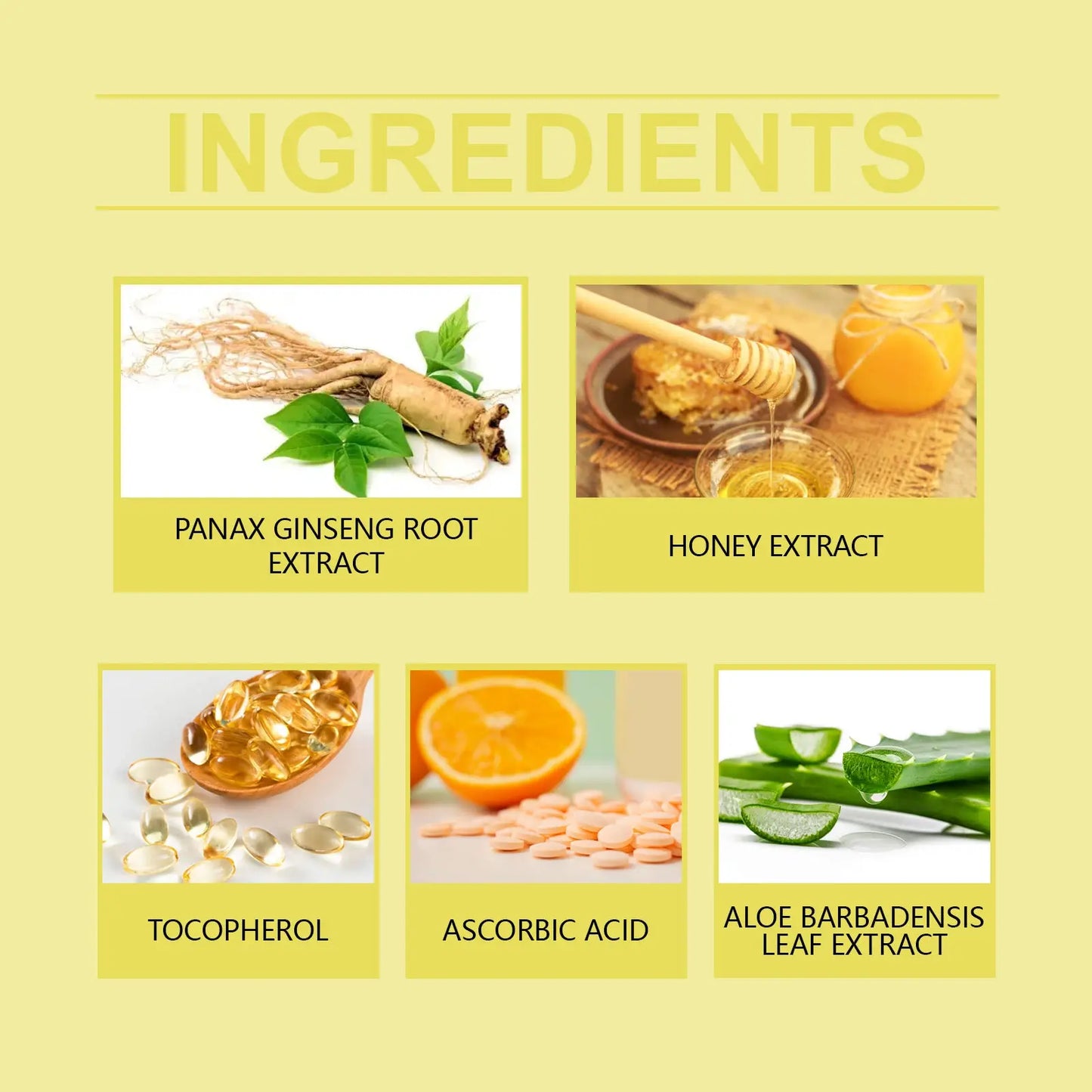 Hair Oil Capsules with Ginseng and Honey Extract