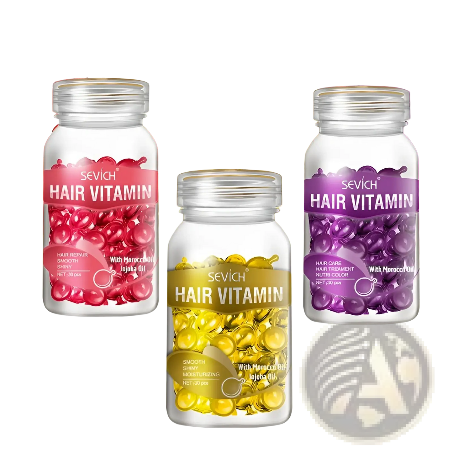 Hair Vitamin Capsules for Repair and Smooth Shine