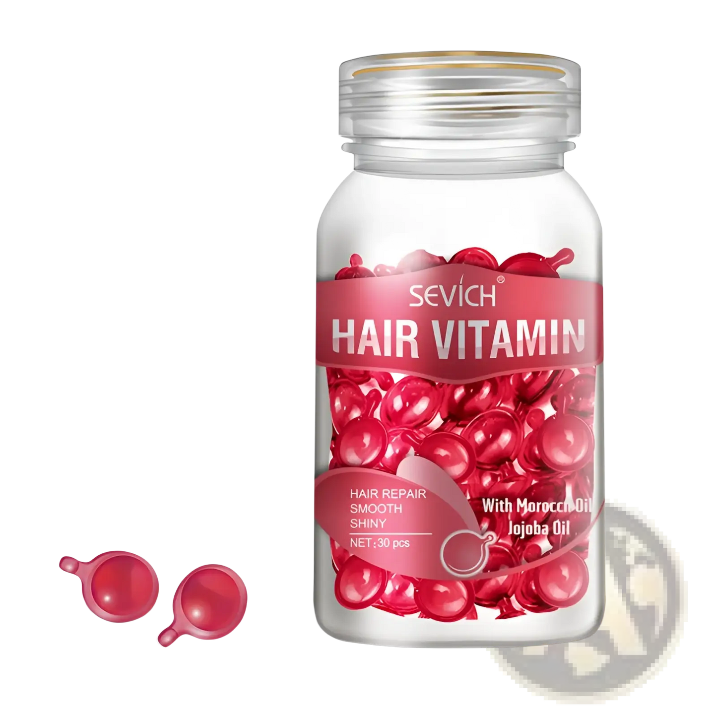 Hair Vitamin Capsules for Repair and Smooth Shine