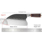 Hammered Stainless Steel Chef Knife Set 5 Piece