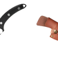 Hammered Steel Boning Knife with Leather Sheath