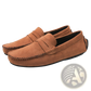 Hand-stitched Suede Loafers Handmade Velvet Shoes