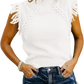 Hand-woven Fringed Sleeveless Knit Sweater Vest
