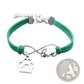 Hand-woven Infinite Love Pet Paw Suede Bracelet
