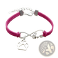 Hand-woven Infinite Love Pet Paw Suede Bracelet