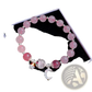 Handmade Celestial Moon and Star Crystal Bead Bracelet