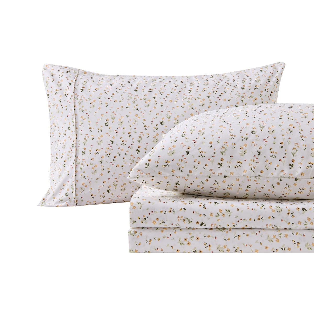 Watercolor Floral Sheet Set - Delia Collection