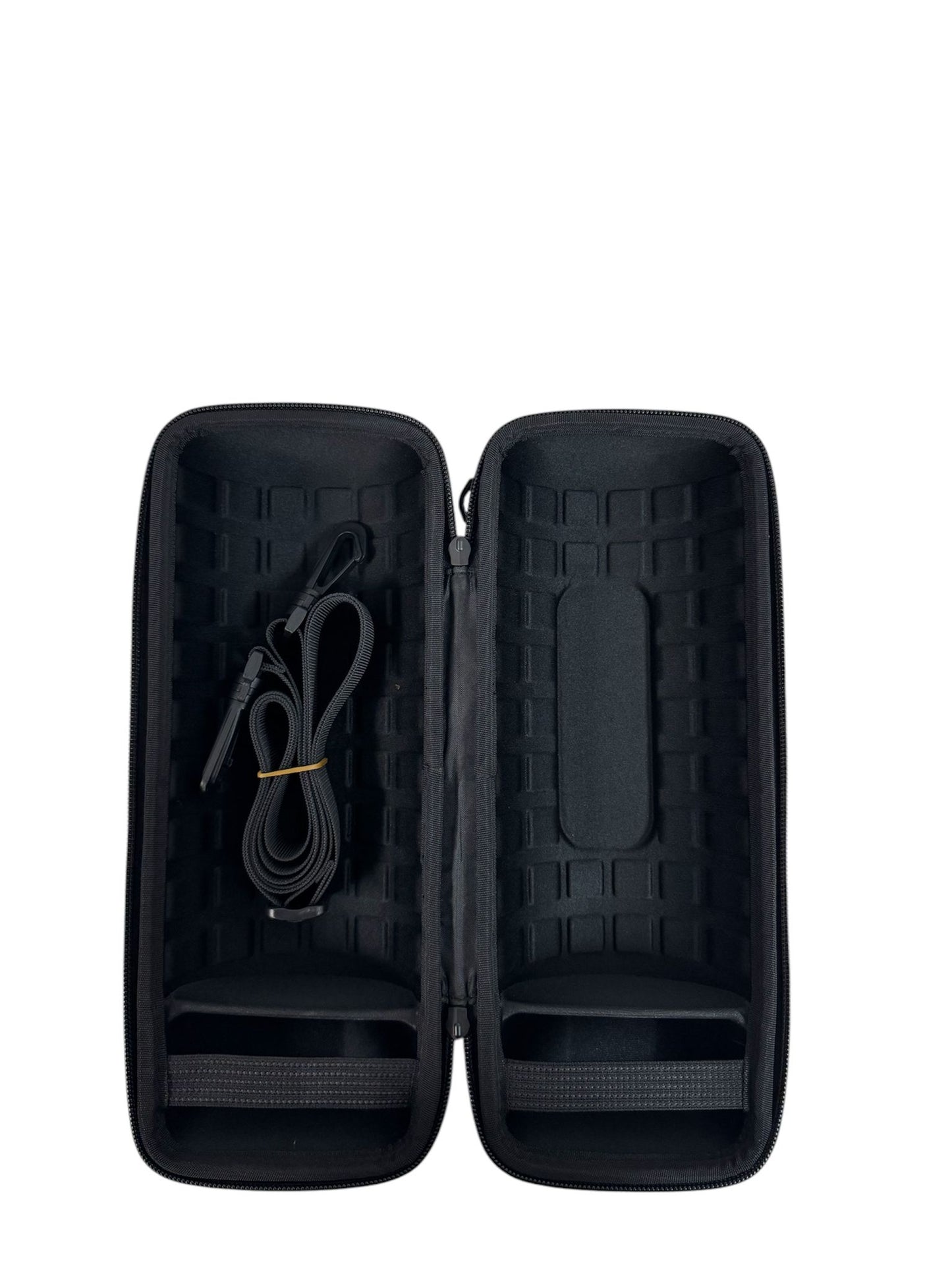 Homvare Portable Speaker Case with Adjustable Strap – Durable Storage for Travel & Protection - Black