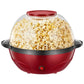 850w Electric Dome Popcorn Maker with Clear Lid
